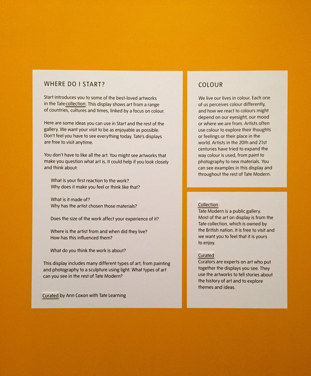 yo_essie's tweet photo. Totally inspired by the idea and execution of the #TateStart Display. #ITweetMuseums #TateIntensive https://t.co/oZoRdSH1cn