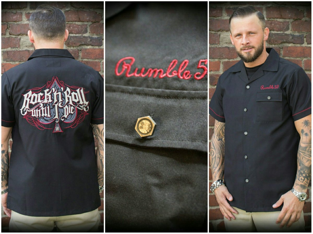 Rumble59's tweet photo. Neu: Rock'n'Roll until I die! Wenn RnR durch Deine Adern fließt, ist das hier Dein Hemd! https://t.co/pDIZaavHZd https://t.co/n9LHTwP88M
