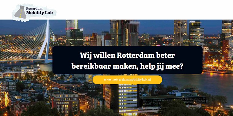 InnoQuarter's tweet image. Agenda / Rotterdam Mobility Lab, niet lullen maar testen! Win als 1 v/d 10 beste startups ow.ly/RGkF3020NN7