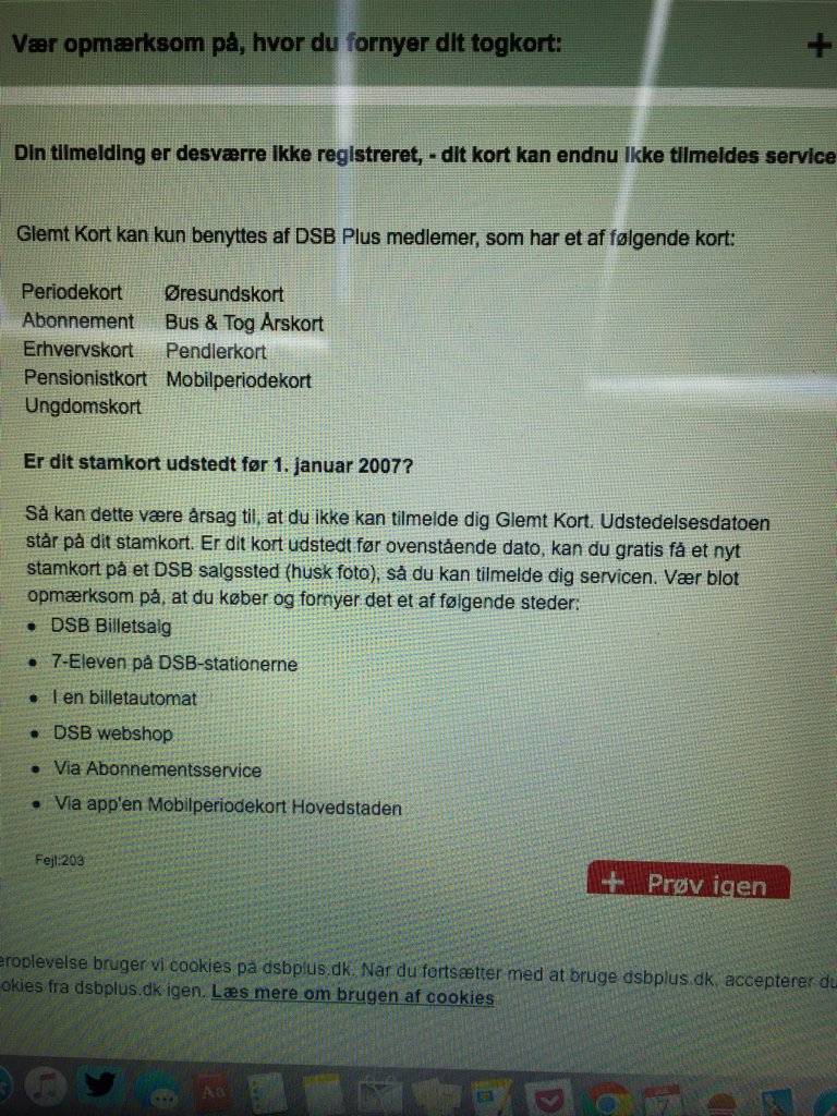 dsb glemt kort dsb glemt kort
