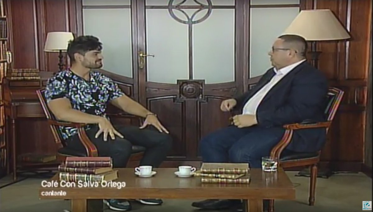 12tv_es's tweet photo. El cantante @SalvaOrtega habla sobre su vida y su música en el programa #Cafécon de #12TV
https://t.co/nRskxsHvfE https://t.co/3TSYVg0sl1