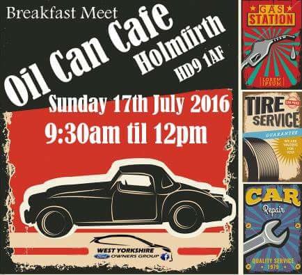 WYFordmeet's tweet photo. Our next meet At the oil can cafe Holmfirth all fords welcome :) https://t.co/73LSbIM2aZ