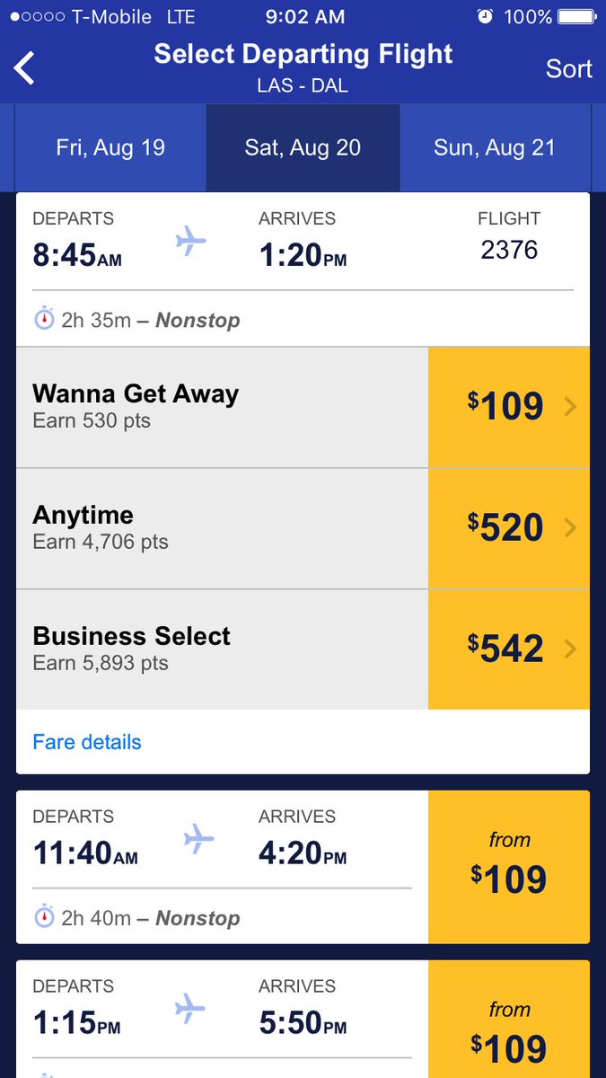 dtapppp's tweet photo. @SouthwestAir I haven't flown with south west before. What's the dif between these and why is the price so dif?? https://t.co/hblf676pYq