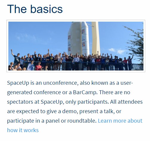 The <a href="/SpaceUpBCN/">SpaceUp Barcelona</a> team paying a tribute to <a href="/SpaceUp_FR/">SpaceUp France</a> #SpaceUpTls on their new website :D One more reason to go :P