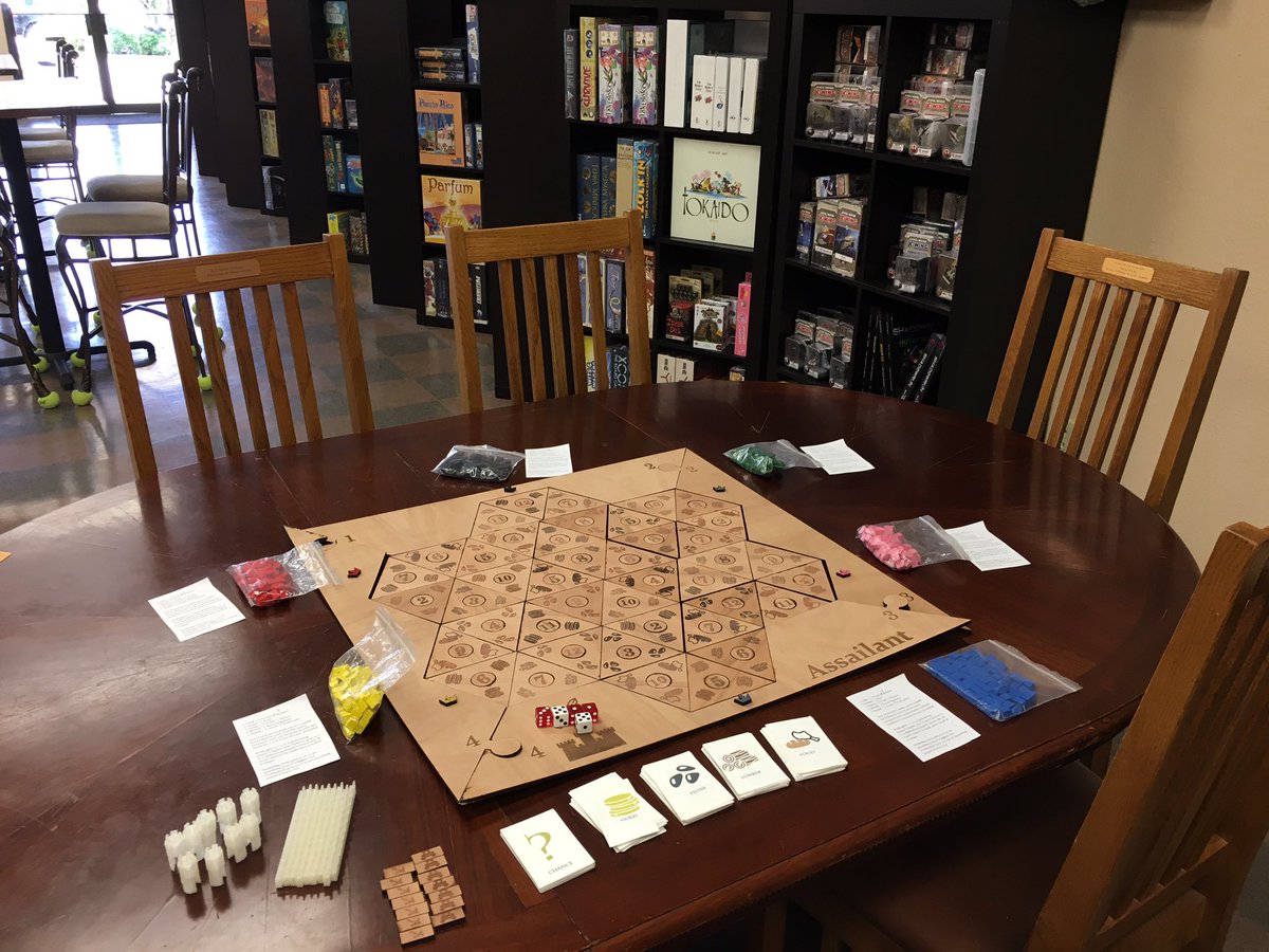 AssailantGame's tweet photo. Had a great time at the last #boardgames developer day at @LootAndXP! Excited to implement suggested changes. https://t.co/qDFHqAJYxR