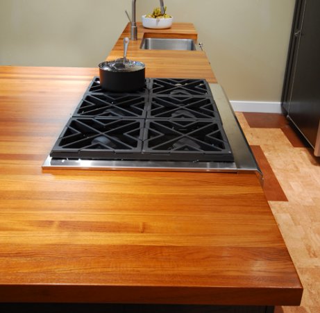 HeirloomWood's tweet photo. Thought you couldn't have a #wood countertop around a stove or sink? Ours are waterproof &amp; heat-resistant! https://t.co/lLfIjSJznk
