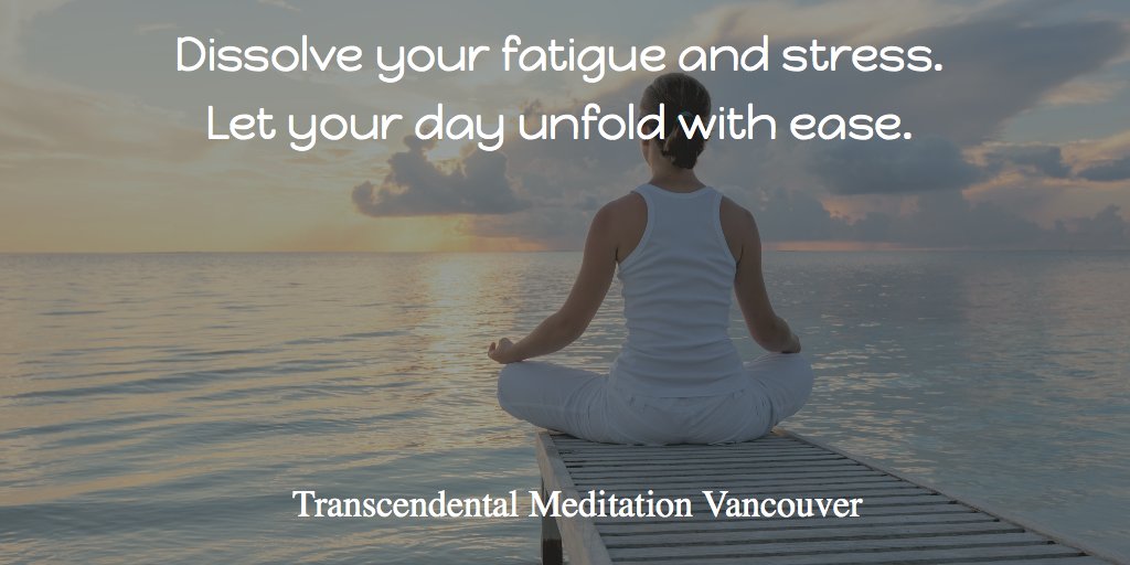 VancouverTM's tweet photo. Find a quiet place and just sit - 20 minutes, twice a day. https://t.co/o2Em8GuzGM