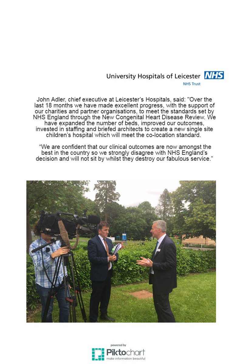 Our response to NHS England’s decision to close our Children’s Hearts service at Glenfield: bit.ly/29z0Py7