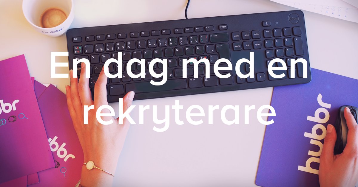 hubbrgroup's tweet photo. Läs vårt senaste blogginlägg om en vanlig arbetsdag för en rekryterare! 
https://t.co/Fv5s0XdLFf https://t.co/aFJaYX3NDI