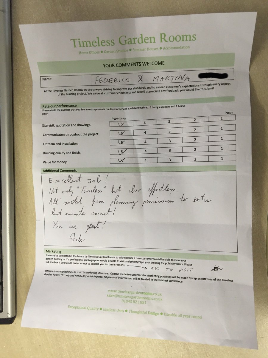 timelessgr's tweet photo. Latest feedback form received. https://t.co/YHyysOFrUi