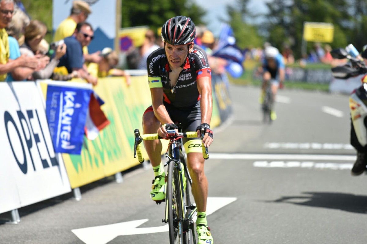 TeamRothGruppe's tweet photo. Perfect day from David Belda which finished again 2nd at uphill finish at Dobratsch.Krizek took the Sprint jersey 👍 https://t.co/W2HGNYJInd