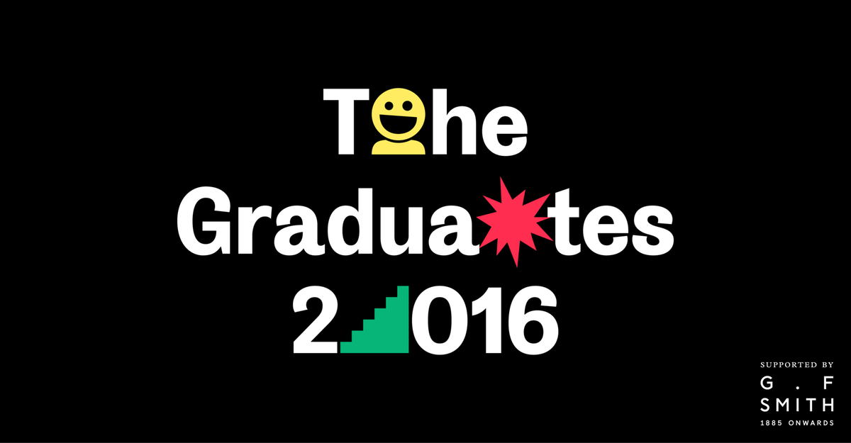 itsnicethat's tweet photo. Have you seen our fantastic Graduates of 2016? > https://t.co/bOSQLqDLgj Supported by @GFSmithpapers #INTGrads2016 https://t.co/eFkm6ZGFhm