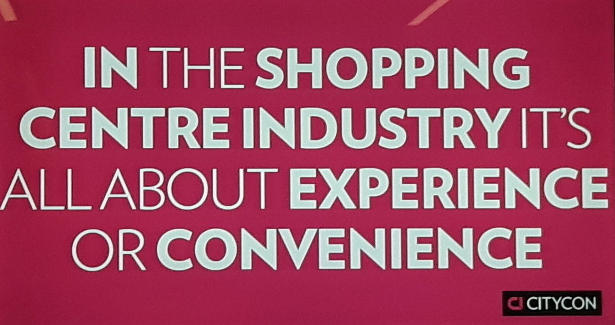 Let's take the word "centre" out of this statement? Applies to #highstreets &amp; corners too!
#retail #rpafuturemall
