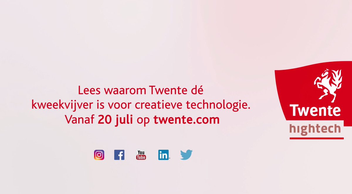 Oproep voor creatief <a href="/twente/">Twente</a> aanwezig bij #iammedia; deel je verhalen met redactie@twente.com! #creativetechnology