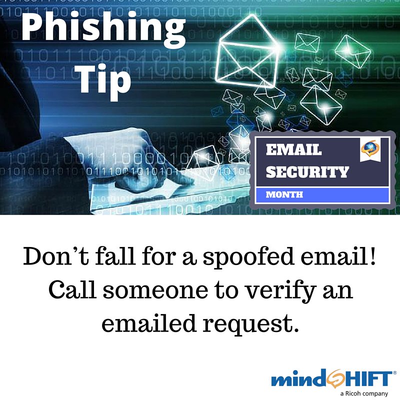 mindSHIFT_Tech's tweet image. #Phishing Tip: Don’t fall for a #spoofedemail bit.ly/297U0QG #emailsecurity #cybersecurity #emailsafety