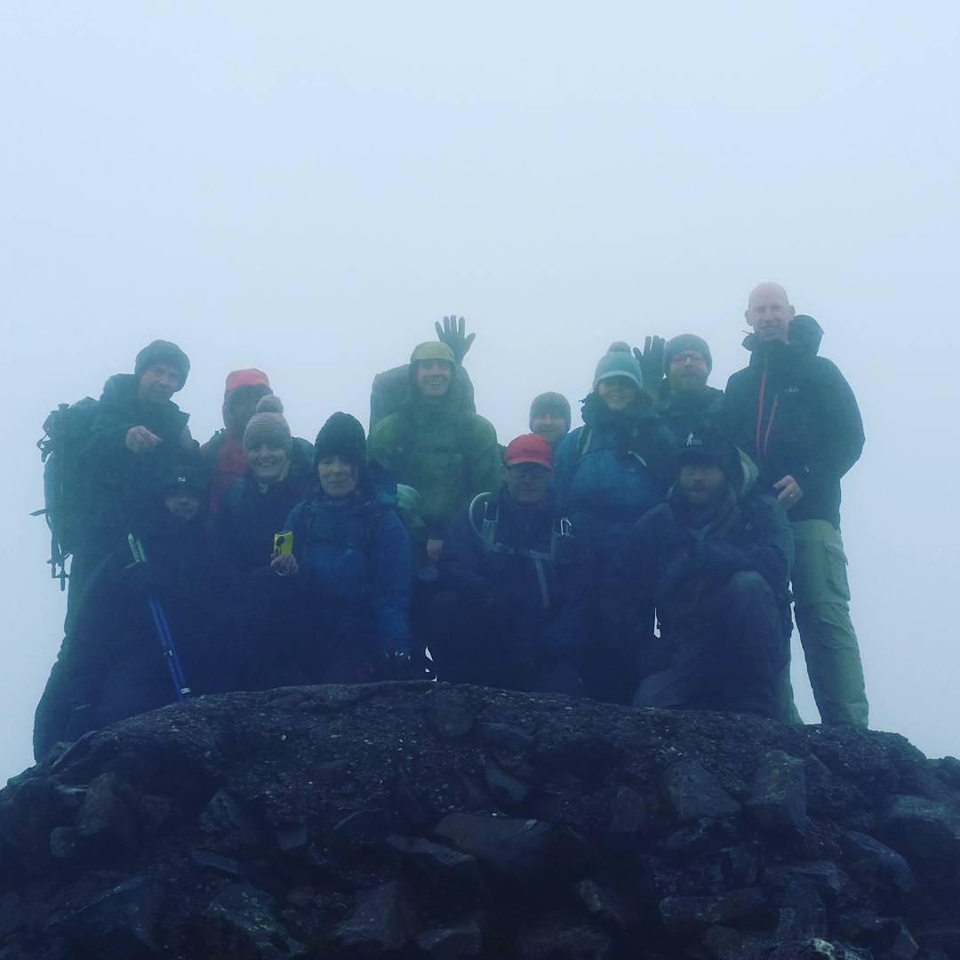 WatersCorp's tweet photo. And a photo from top of Ben Nevis – the #QDaChallenge team made it! Next task: science! https://t.co/a4qrL24d0U