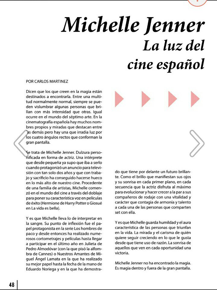 Ya podéis leer mi artículo sobre <a href="/MichelleJWeb/">Michelle Jenner</a> en el nuevo número de <a href="/VimMagazine/">VIM Magazine</a> 'La luz del cine español'