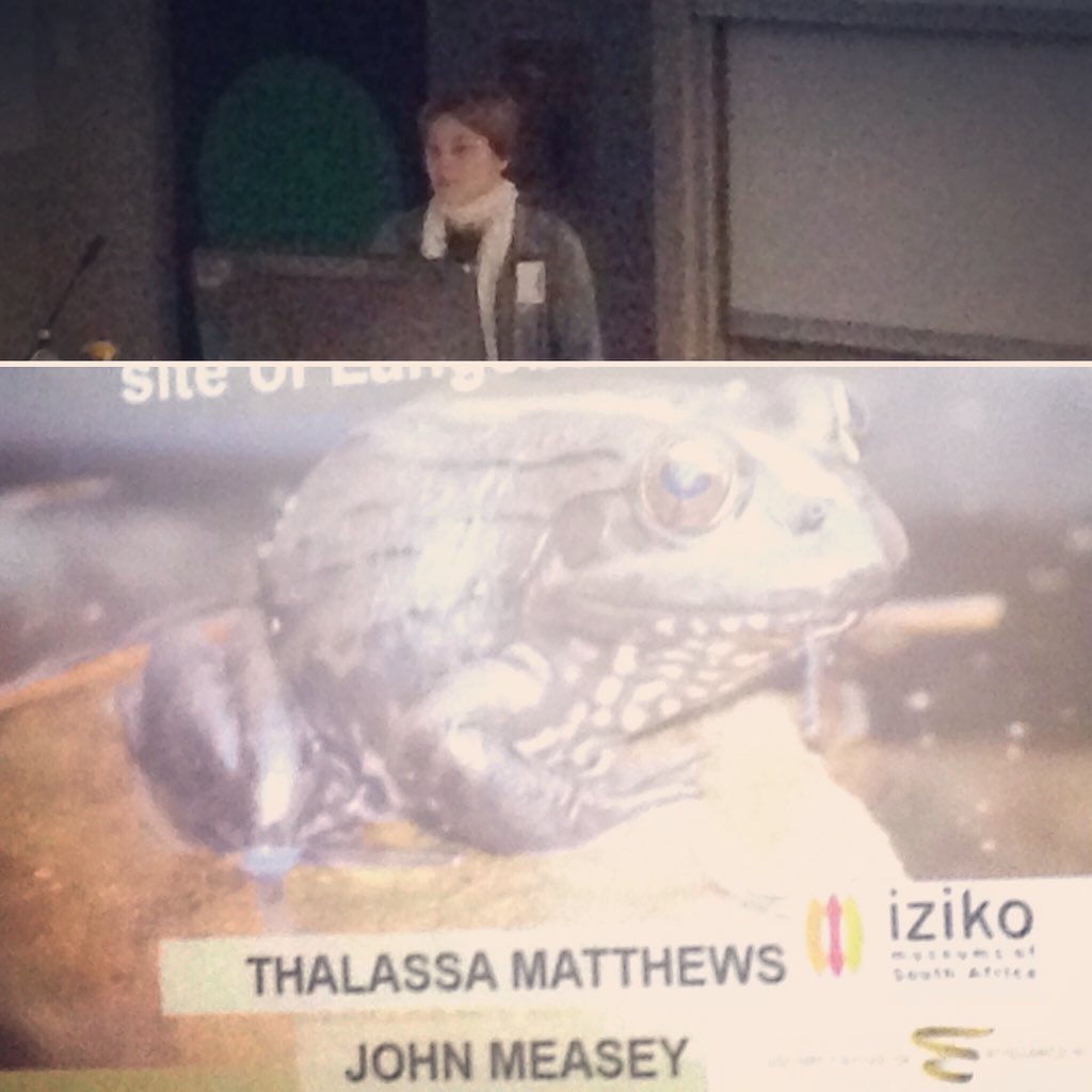 ESI_FossilLab's tweet photo. Dr. Thalassa Matthews of @Iziko_Museums talking at #PSSA2016 on new results from @WestCoastFossil https://t.co/riGoKdrmQ2