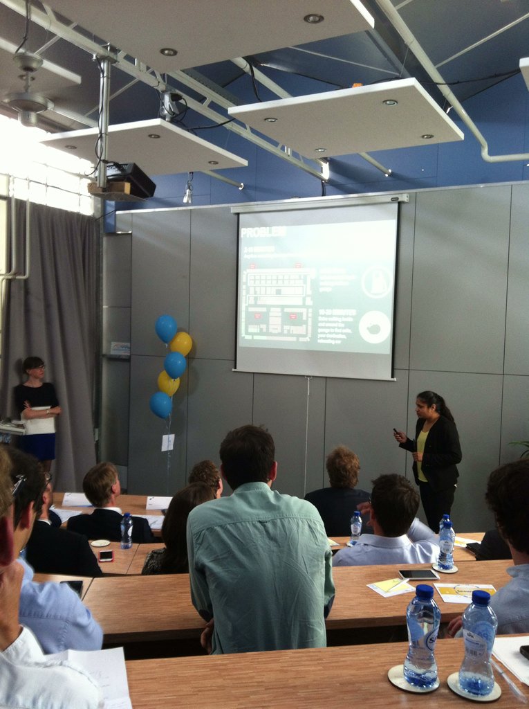 MetroStartupLab's tweet image. Next pitch by SpotPark!
