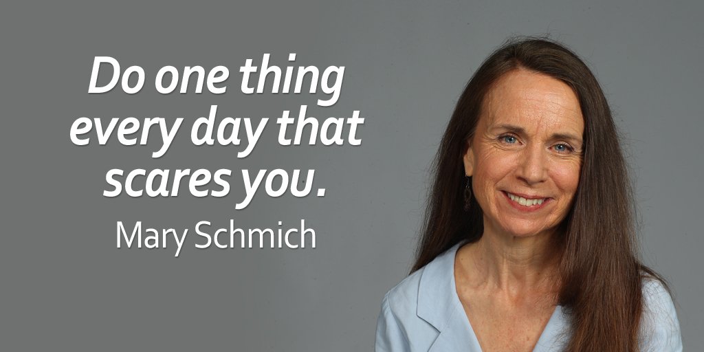 Do one thing every day that scares you. - Mary Schmich #quote #ThankfulThursday
