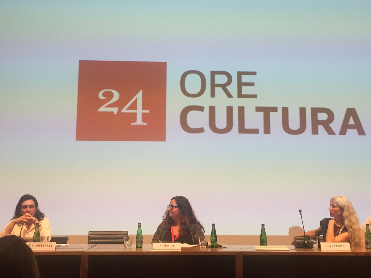 MudecMi's tweet photo. #ICEE2016 #ICOMilano2016. Paola Cappitelli, responsabile Ufficio Sviluppo @24Cultura racconta il modello #mudec https://t.co/2XKnGNDQwX