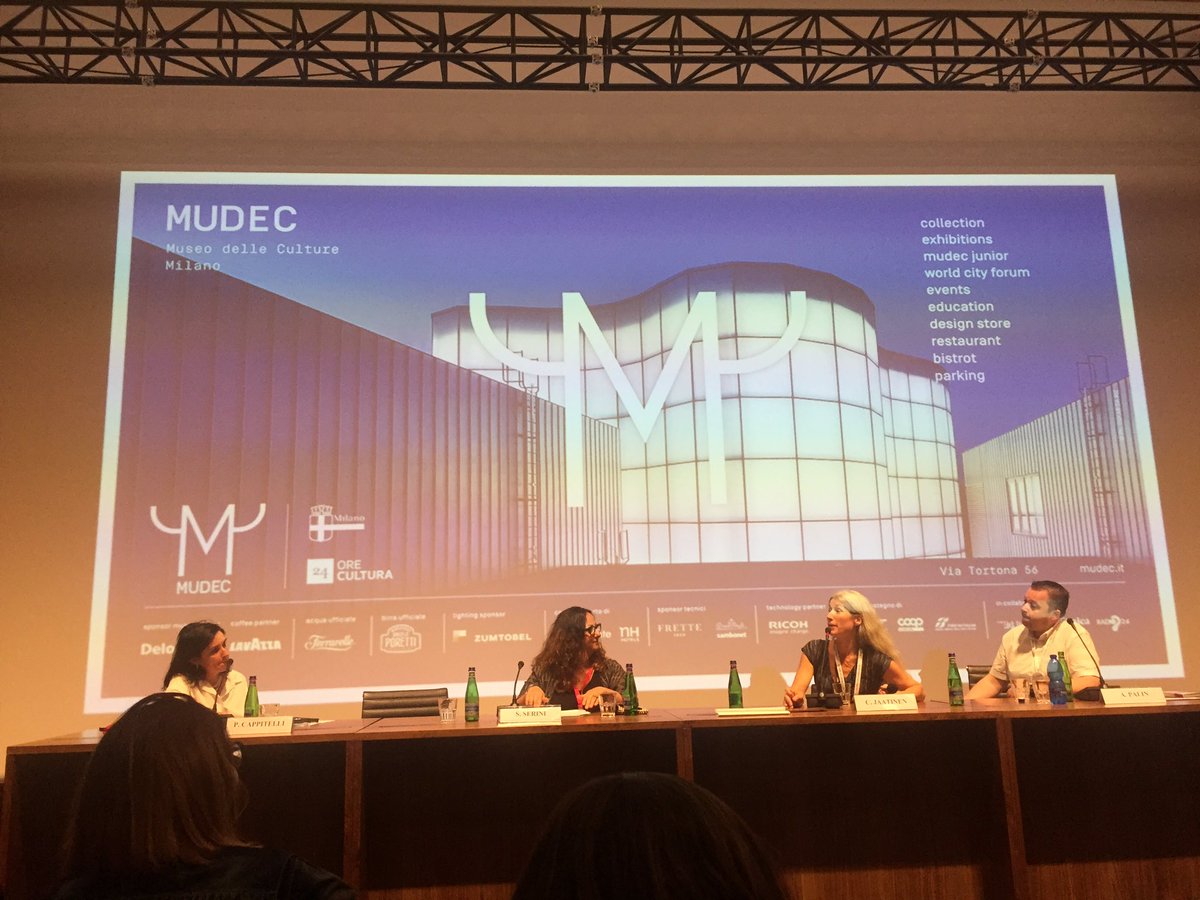 MudecMi's tweet photo. #ICEE2016 #ICOMilano2016. Paola Cappitelli, responsabile Ufficio Sviluppo @24Cultura racconta il modello #mudec https://t.co/2XKnGNDQwX