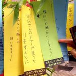シュールすぎるけど是非叶ってほしい七夕短冊発見しました!