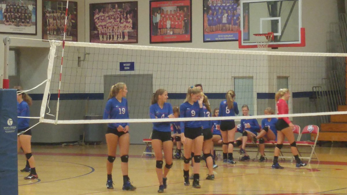 Summer volleyball! Lady Saints putting in the work this summer!