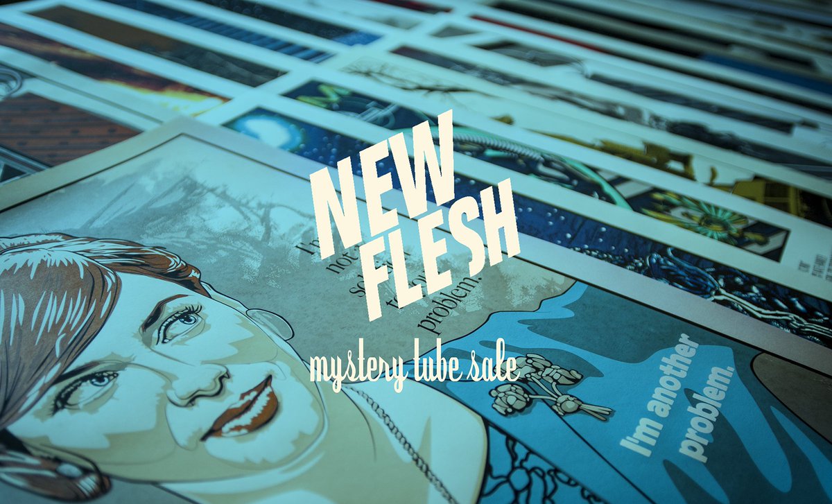 newfleshprints's tweet photo. 2016 New Flesh Mystery Tubes are On Sale Now! https://t.co/pw6VDW8I6c #lltnf #newflesh #2016NewFleshMysteryTubes https://t.co/UrNDQIw2Wb