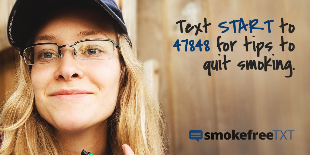 SmokefreeUs's tweet photo. Whether you're hiking or lounging by the pool this #summer, we've got your back with 24/7 SmokefreeTXT support! https://t.co/vpLtniyMMY