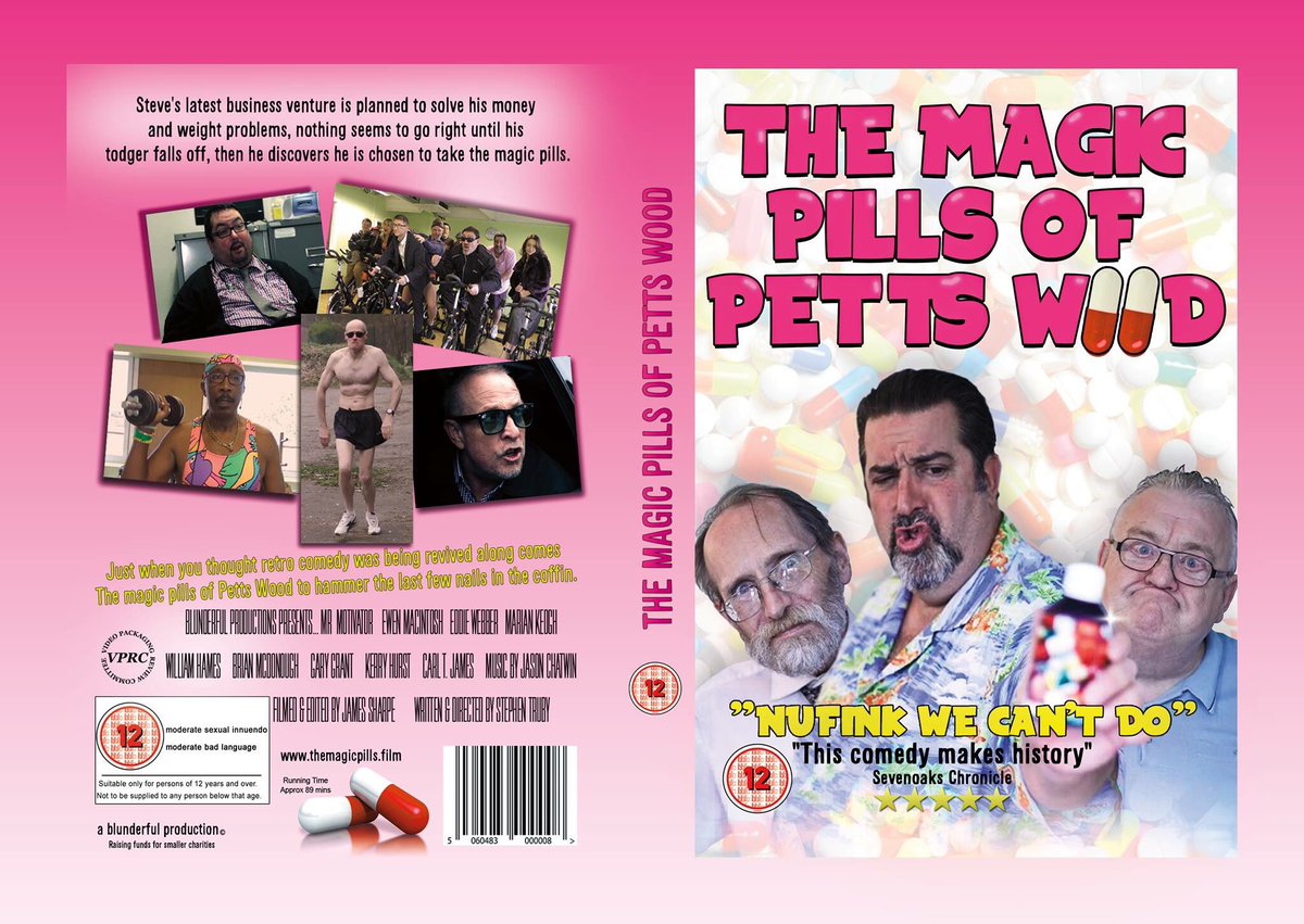 'Magic Pills of Petts Wood'

New #British #charity film #Comedy #DVD release date 29th July <a href="/SFHUK/">Saint Francis Hospice</a> 
#BrentwoodHour