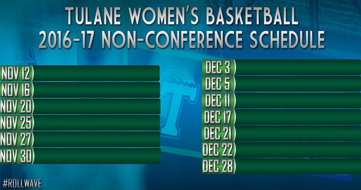 Alright #Tulane fans - 25 Retweets and we'll release a special video announcement on non-conf. schedule. #RollWave