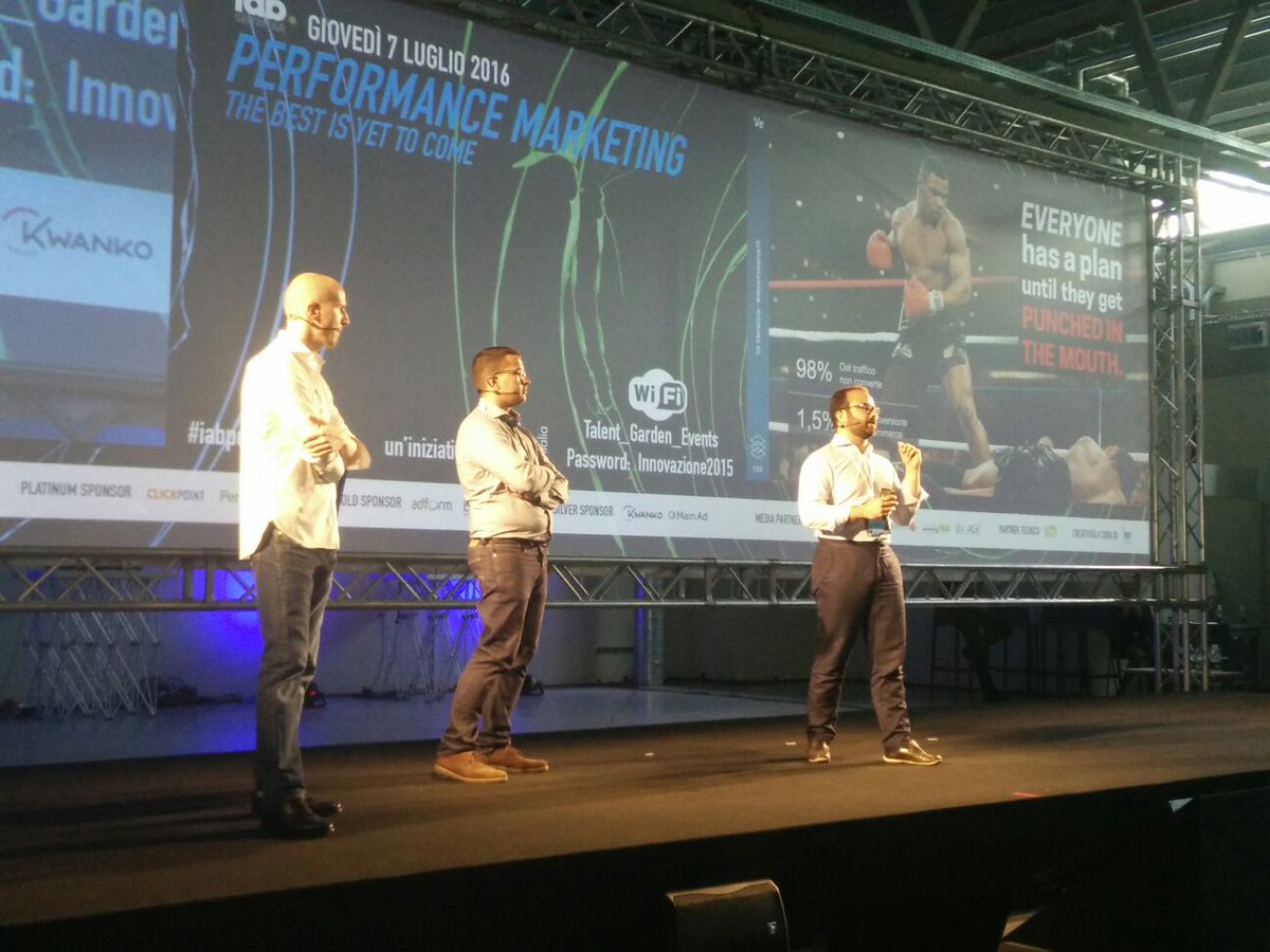Ve_Italia's tweet photo. @Ve_Italia  #iabperformance16 @Luca75757664 @ZaraMatt #datadriveperformance https://t.co/QZDiupvtbw