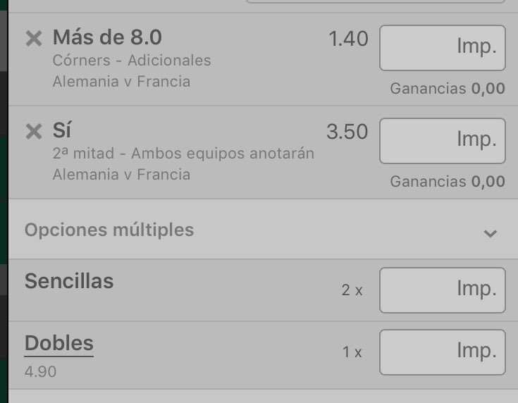 Bet_366's tweet image. Para los que se la quieren jugar menos.
Pick 1