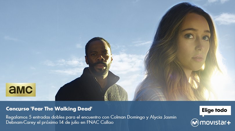 MovistarPlus's tweet photo. ¿Te gustaría conocer a Colman Domingo y Alycia Jasmin Debnam-Carey?  ¡Participa! ➜ https://t.co/zi24IkFqvz https://t.co/VdU0gukL1p
