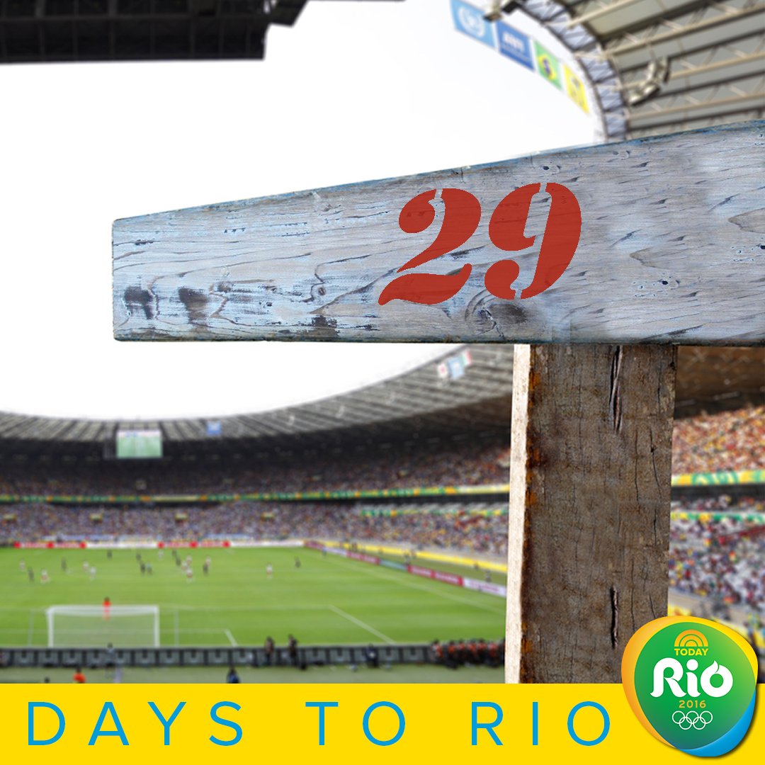 TODAYshow's tweet photo. Just 29 days until the #Olympics! #RoadToRio https://t.co/ASD5GexJfZ