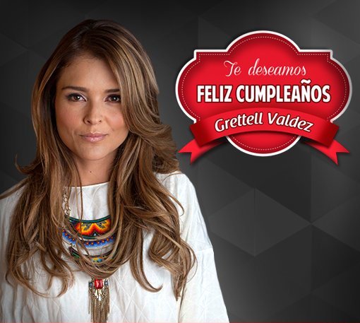 VictoriaRuffo53's tweet photo. ¡#FelizCumpleaños Los mejores deseos para usted @gretelvaldez! https://t.co/yMJZ5i3DNl