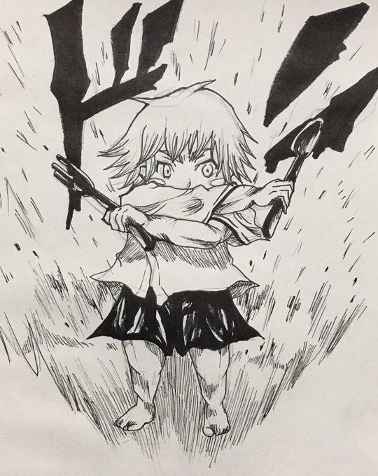 @mei_mugibatake これでいいのか…な?ww
てか冨樫先生風自画像ただのゴンさんもどきwww 