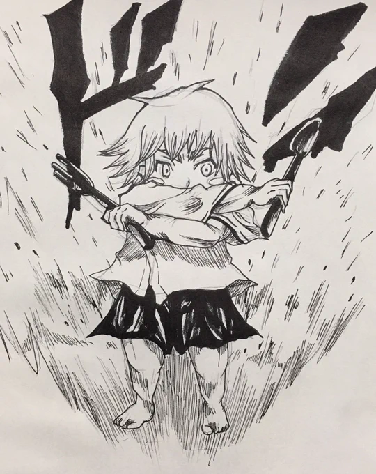 @mei_mugibatake これでいいのか…な?ww
てか冨樫先生風自画像ただのゴンさんもどきwww 