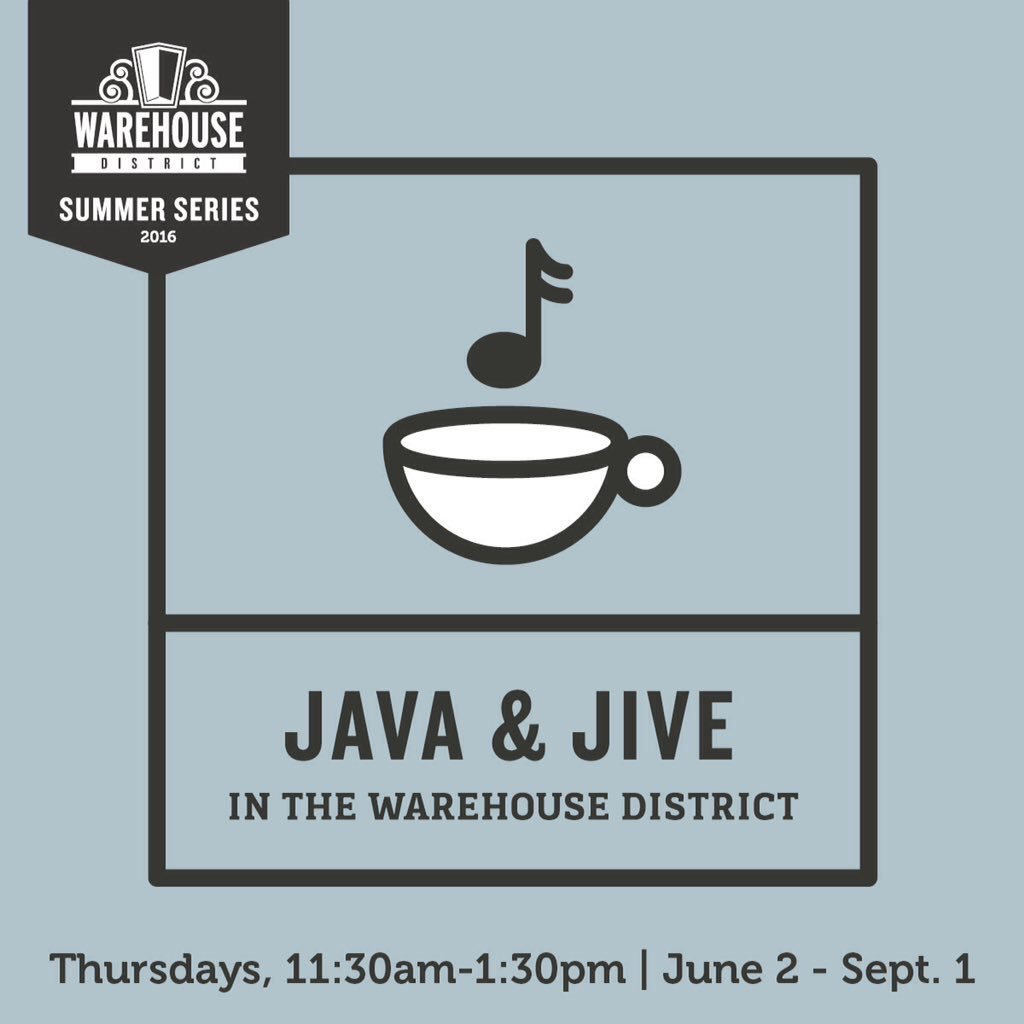 WarehouseCLE's tweet photo. Swing by @WarehouseCLE today for #JavaAndJive for free coffee, jams, shopping & more! #CLE https://t.co/H7j8jV5oeo