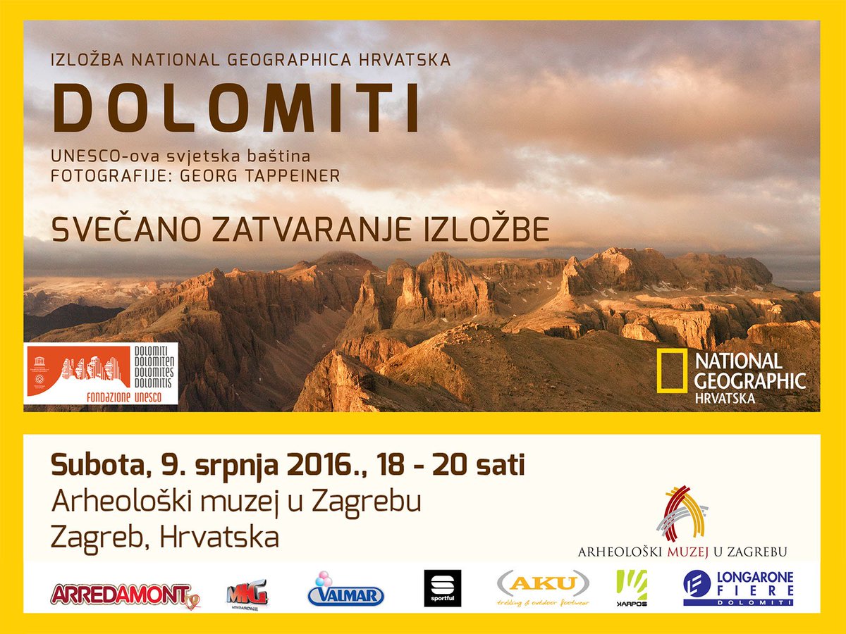 Finale Dolomiti exhibition Archeolog.Museum #Zagreb. Traditional #gelato (salt+ice) Sat. 9.7. with #MIG