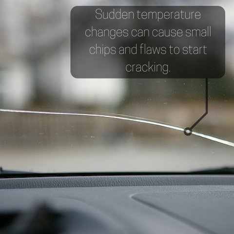 Tip for the summer -- Don’t blast your ice cold A/C directly on the hot windshield.