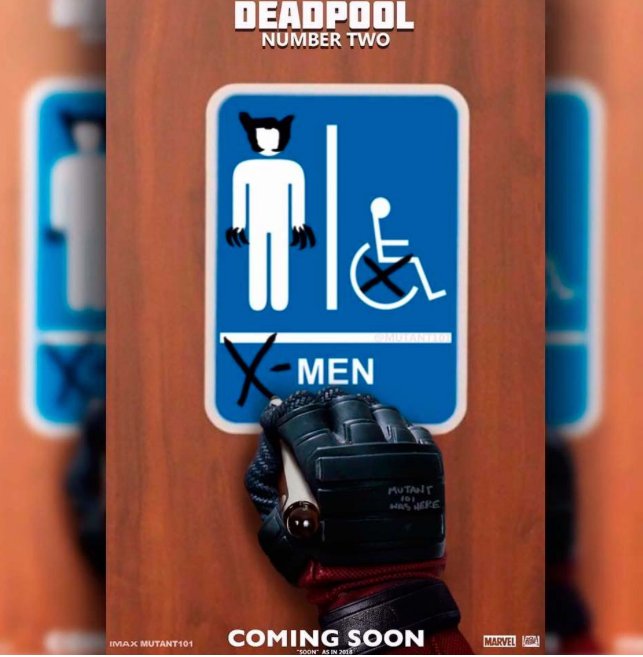 JuanitoSay's tweet photo. GENIAL EL NUEVO POSTER TEASER DE #DEADPOOL 2!!! https://t.co/9WTvhE0oaP