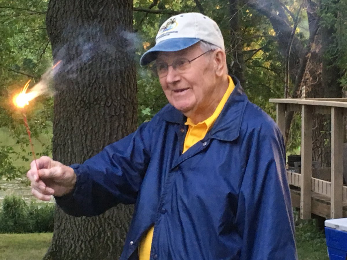 Orth_Pat's tweet photo. Dad celebrating his 93rd July 4th!  #greatestgeneration https://t.co/yKB7BGiT2f