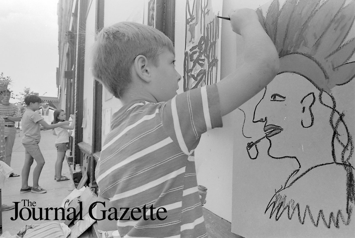 JGFeatures's tweet image. #TBT to opening day of the first Three Rivers Festival; July 12, 1969. #TRF2016 #AllenCo200 #Indiana200