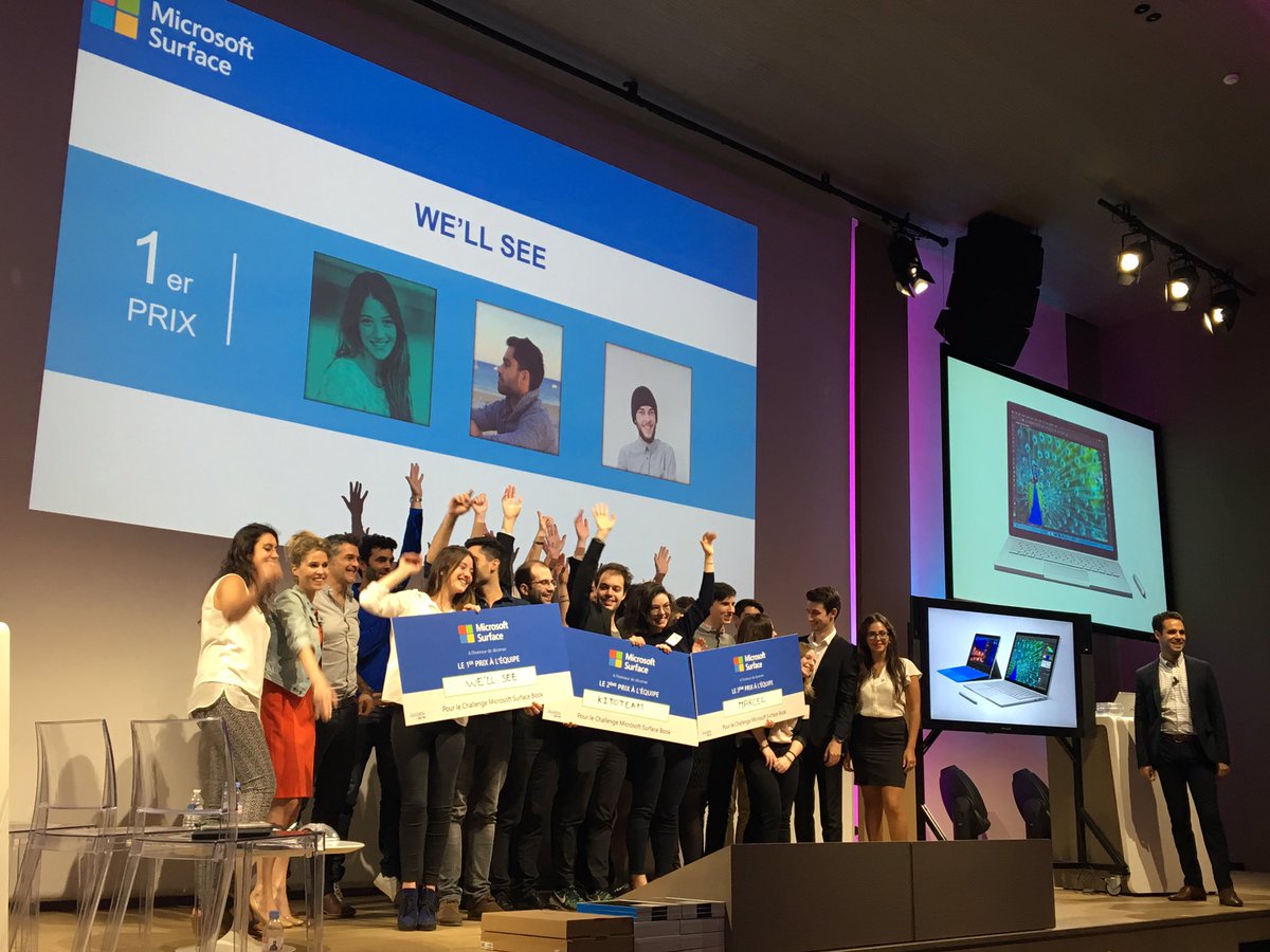 MereteBuljo's tweet photo. And the winners are... We'll See, la fresque #digitale 👏🏻👍🏻⚡️
#challengemicrosoft @Microsoft @agorize @studyka https://t.co/XXTFTXdxvq