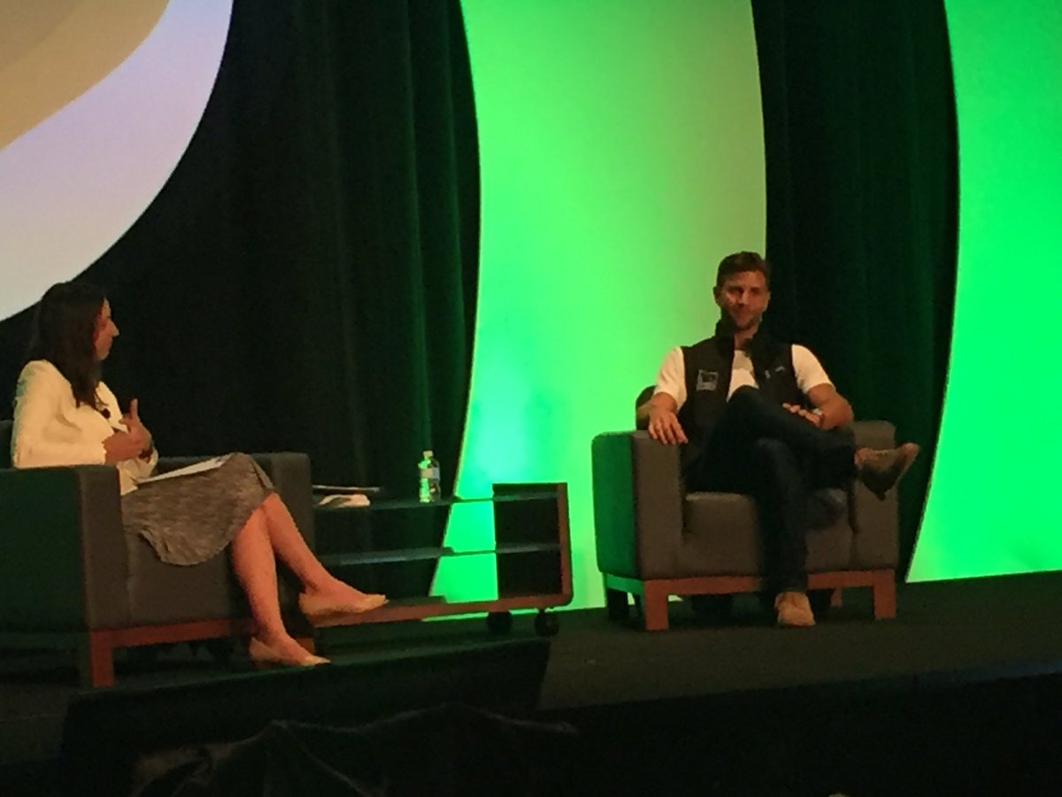 pulsecanada's tweet photo. Keynote Speaker at #PSCC16, Matthew Corrin, Founder and CEO of @freshii. Fielding questions about pulses on his menu https://t.co/1SvKnZp4J3