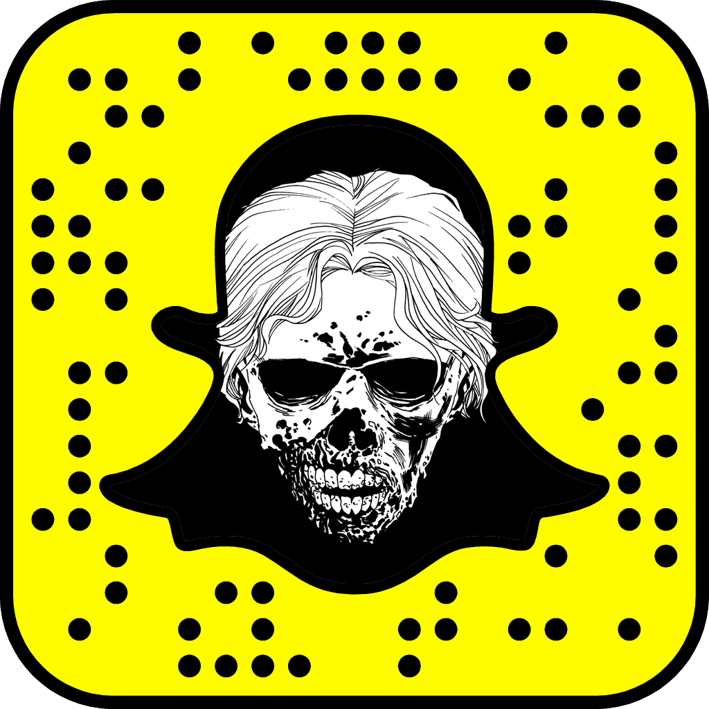 TheWalkingDead's tweet photo. We're officially on @Snapchat! Scan this or follow us at twdofficial for an inside look into #twd and @Skybound! https://t.co/zXLzjeI6KW