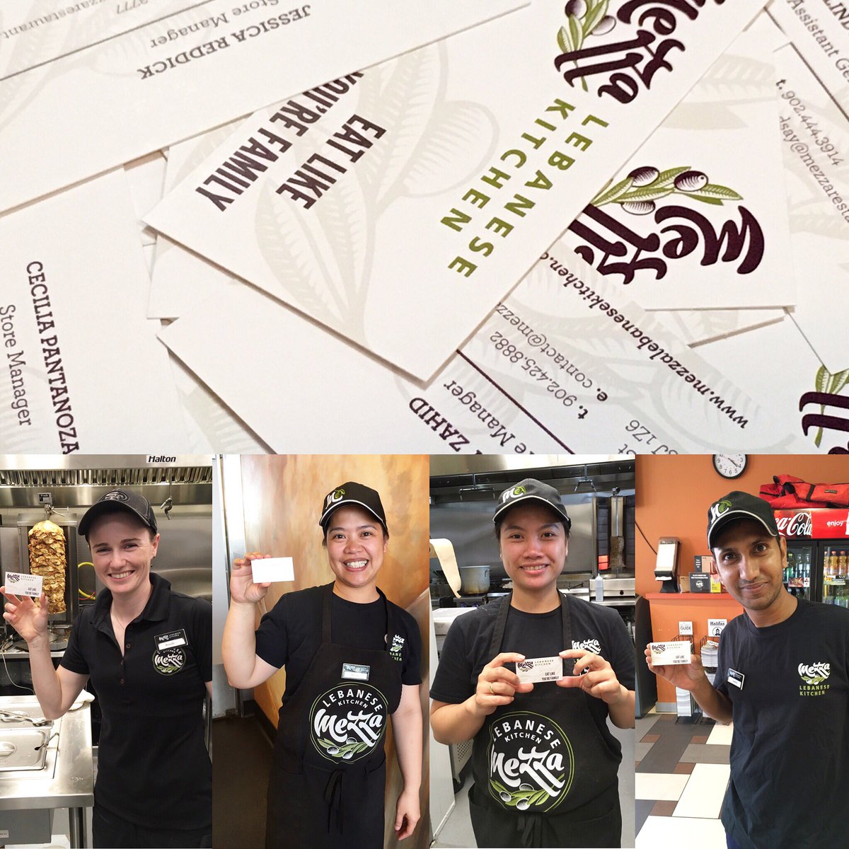 mezzahfx's tweet photo. Here's some of our managers posing with their brand new business cards. #mezzalove #eatlikeyourefamily https://t.co/UQlBVs4aL4