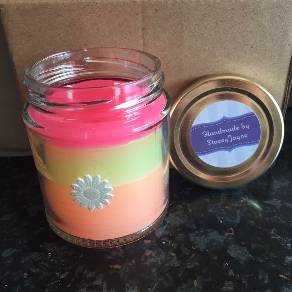 ByStaceyJayne's tweet photo. #handmadebystaceyjayne #facebook #bright #passionfruit #scented #candle #pretty https://t.co/xJU6qrC3Gh